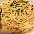 Bunnirella's cooksnap of when they made 簡単♡たらこクリームパスタ♡.