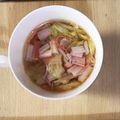 ma___111's cooksnap of when they made レタスとカニカマの中華スープ.