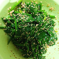 まめスノー's cooksnap of when they made ☆ほうれん草のごま和え☆.
