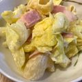もともこ★'s cooksnap of when they made キャベツとベーコンの★簡単マカロニサラダ.