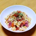 ドルフィンサーモン's cooksnap of when they made トマトとベーコン入りスクランブルエッグ.