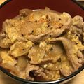 クックJ166XY☆'s cooksnap of when they made ブタコマと玉ねぎで 簡単な他人丼.