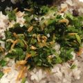まきろんカフェ's cooksnap of when they made レンジで簡単☆大根の葉とわかめのふりかけ.