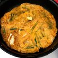 タウティ～'s cooksnap of when they made 簡単☆病み付きキムチチヂミ☆.
