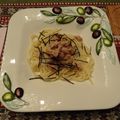 melmarilyn's cooksnap of when they made 大根おろしとツナのスパゲティ.