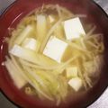 ムーミン☆ママ's cooksnap of when they made 簡単☆もやしと豆腐の味噌汁.
