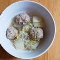 クッキングかぁ♡'s cooksnap of when they made 白菜と肉団子のごちそうスープ.