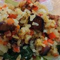 xupoko's cooksnap of when they made シットリした食感が◎☆煮豚とレタスの炒飯.