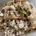 朝田みりゅう's cooksnap of when they made 豚肉とまいたけの白いご飯に混ぜるだけっ✔.