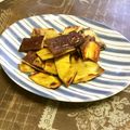 時花菜's cooksnap of when they made 【節約レシピ】さつま芋の皮のキャラメリゼ.