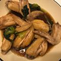 花花里's cooksnap of when they made チンゲン菜と手羽元のオイスター煮込み.