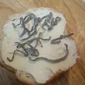 aco8521's cooksnap of when they made ✿和風ベーグル✿クリチ＆塩昆布サンド！？.
