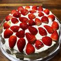 黒豆食堂's cooksnap of when they made 基本のスポンジケーキ&デコレーション.