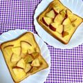 ふたごゆき's cooksnap of when they made プリンゴトースト.