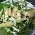 オージー子's cooksnap of when they made 【超簡単！】水菜と油揚げのポンマヨサラダ.