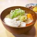 runa10's cooksnap of when they made あったか冬のご馳走♡ブリのアラの粕汁.