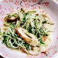 莉々美ママ's cooksnap of when they made 水菜と竹輪の胡麻マヨネーズ炒め.