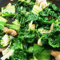 せのやん's cooksnap of when they made 冬といえばかつお菜！薄あげでゴマ油炒め♪.
