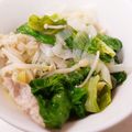 あきつま（杏花☆）'s cooksnap of when they made 山東菜の豚ネギ生姜炒め.
