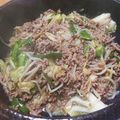 モモファム's cooksnap of when they made ひき肉とキャベツのにんつゆ炒め.