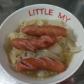 ぶっちゃん★'s cooksnap of when they made キャベツとウインナーのマスタード煮.