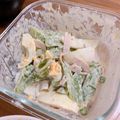 ♡マシェリ♡'s cooksnap of when they made スナップエンドウとゆで卵のマヨサラダ.