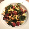 栗丸うさぎ's cooksnap of when they made ほうれん草とソーセージの玉子炒め。.