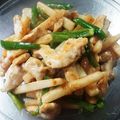 あたりめっこ's cooksnap of when they made 鶏むね肉と長芋のガリマヨポン炒め.
