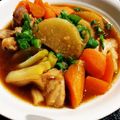 幸せは食から's cooksnap of when they made 鶏肉トロトロ大根の煮物.
