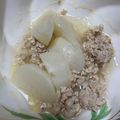 chiko7830's cooksnap of when they made フルーツかぶの鶏ミンチあんかけ.