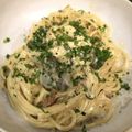 アシュリーリアキアD's cooksnap of when they made 自宅で簡単　濃厚カルボナーラ.