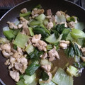 クックV8GXUG☆'s cooksnap of when they made 鶏モモ肉と青梗菜の中華炒め.