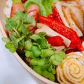 ハリーだよ☆'s cooksnap of when they made ♪ちくわ君とかいわれちゃんの植木鉢♪.