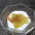 ジョングレ's cooksnap of when they made りんごの甘煮添え☆ヨーグルト.