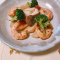 yesmama's cooksnap of when they made カブと海老の黒酢オイスターソース炒め.