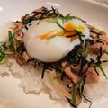 pipisis's cooksnap of when they made 腎臓病食にも 鮭のバター飯温玉のせ.