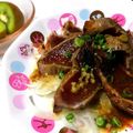 おはな✻'s cooksnap of when they made 鰹のたたき・刺身de和風カルパッチョ.