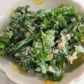 ゆうこりんp's cooksnap of when they made 菜の花の胡麻からしマヨ和え.