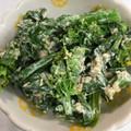 ゆうこりんp's cooksnap of when they made 菜の花の胡麻からしマヨ和え.