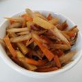 4double5's cooksnap of when they made 秘密の根菜きんぴら.