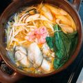 rosemarika's cooksnap of when they made 牡蠣のキムチ鍋☆ひらひら大根鍋.