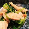 ☆かおりﾝｺﾞ☆'s cooksnap of when they made 三つ葉と鶏胸肉の柚子胡椒和え.
