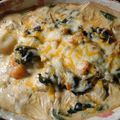 momoazeru's cooksnap of when they made 海老とかぶのクリームグラタン.