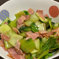 クック72☆'s cooksnap of when they made 栄養満点！青梗菜とベーコンの中華炒め.