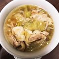 Hikari_S's cooksnap of when they made 豚・キャベツ・ソーセージ・もやしのお鍋.