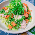 ☆３匹の子ぶた☆'s cooksnap of when they made 水菜と豚肉の蒸し鍋定食.