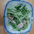 ﾍﾞﾋﾞよしﾏﾏ's cooksnap of when they made 水菜とベーコンのコンソメ炒め.