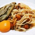 sunita's cooksnap of when they made 納豆となめこのパスタ.