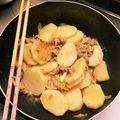 がっつママ's cooksnap of when they made 長芋と豚肉のポン酢炒め.