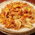 あーこ姐's cooksnap of when they made もやし達の卵炒め=オイマヨ味=節約対応✨.